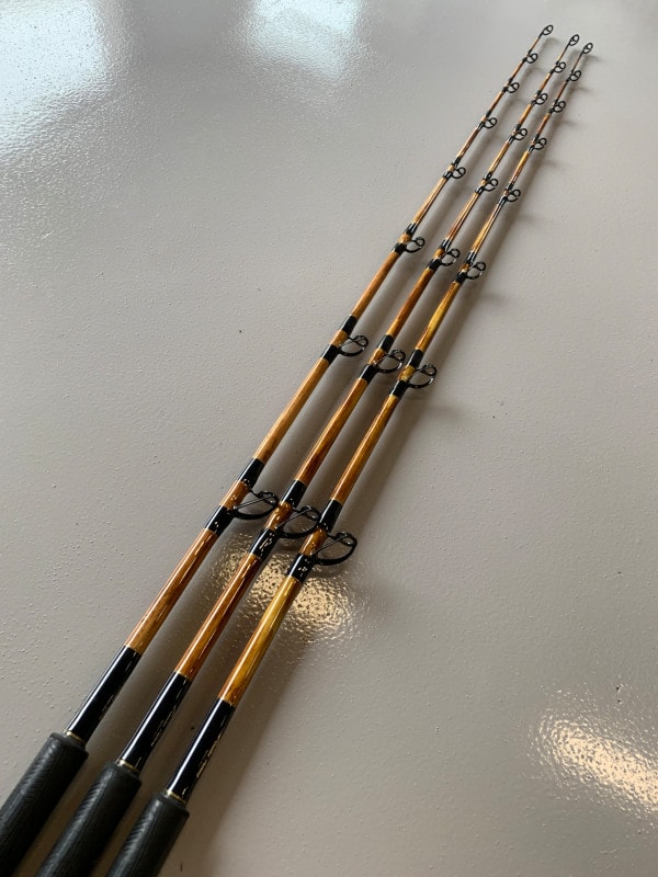 7’ Tortugas 30-60 Rods Painted Wood Grain Rods