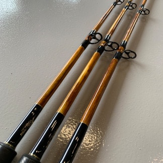 6’6” Jigging Painted Wood Grain Rods Feature