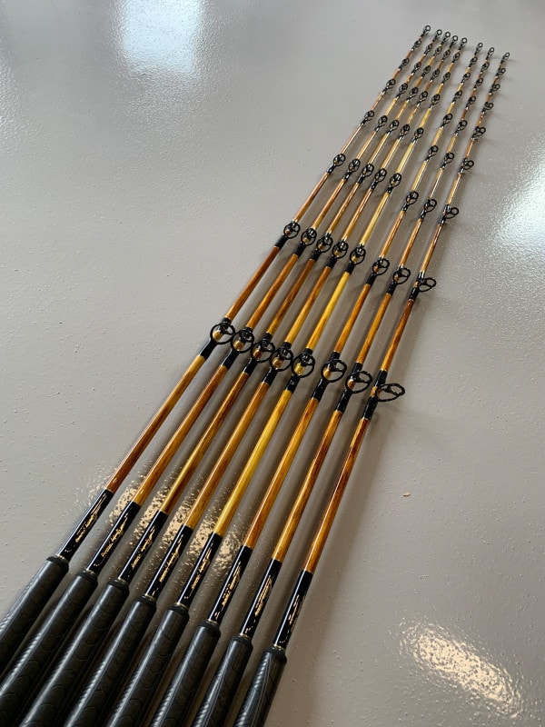 7’ General Purpose (Fiberglass) 15-30 Rods Painted Wood Grain Rods