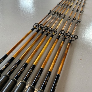 7’ General Purpose (Fiberglass) 15-30 Rods Painted Wood Grain Rods Feature