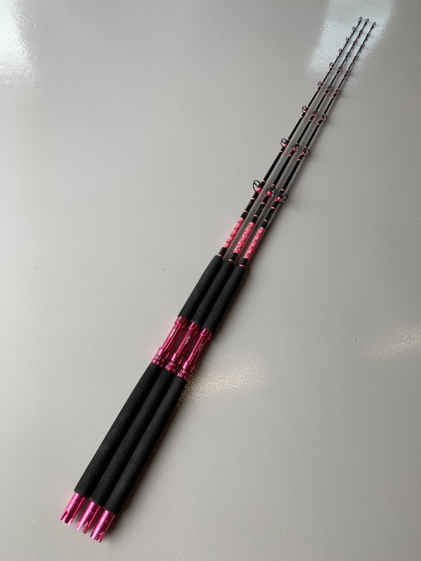 6’6” Fluke Slayer Conventional Rod (Pink)