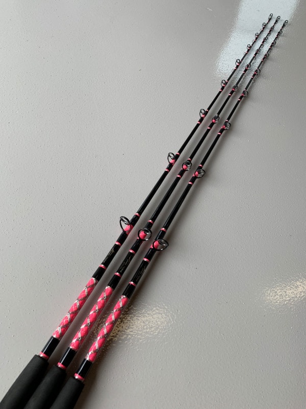 6’6” Fluke Slayer Conventional Rod (Pink)